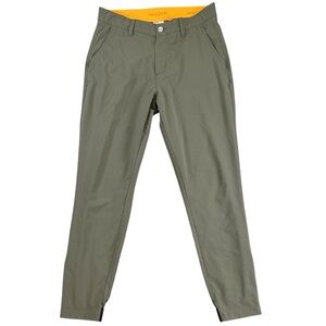 Macade Golf Pants Mens 32 Reg Moss Slim Fit Performance Stretch Zip Ankle Jogger
